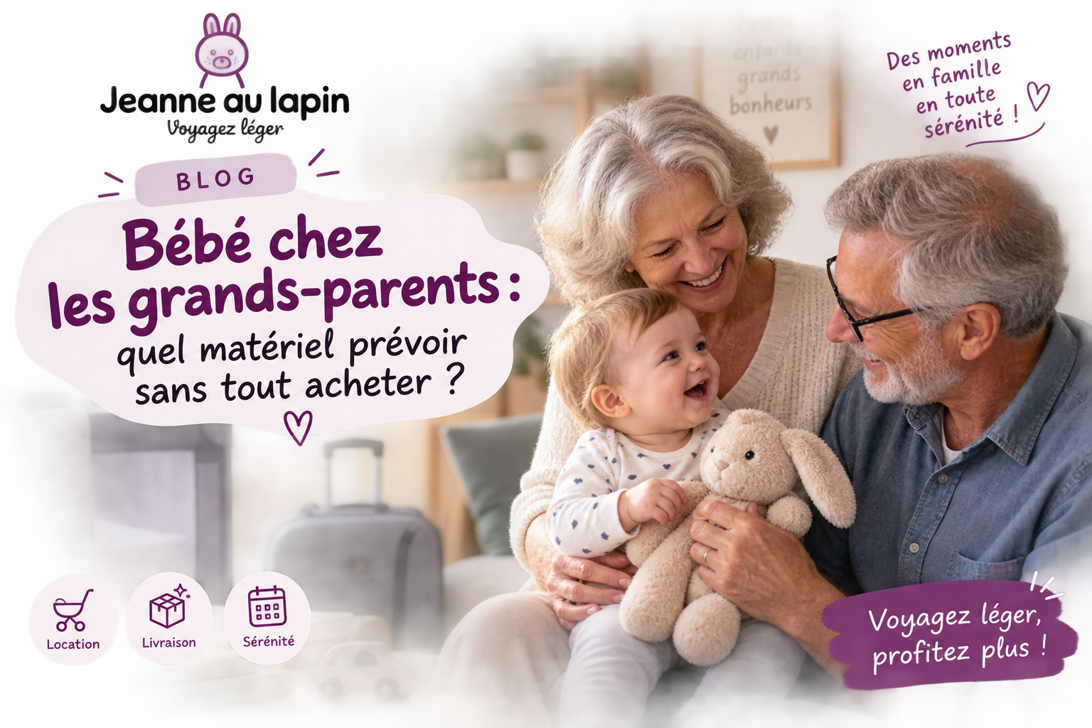 Bébé chez les grands-parents