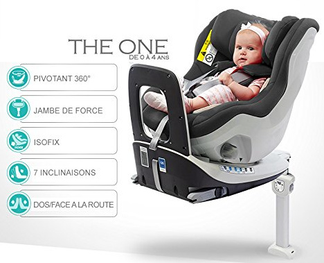 Siège auto pivotant 360° ISOFIX Groupe 0+ / 1