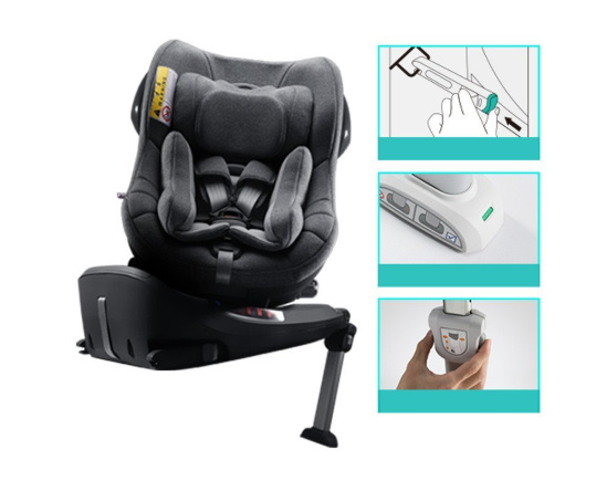 Siège auto pivotant I-SIZE Isofix de 0 à 4ans