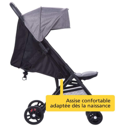 Poussette canne ultra compacte - de la naissance à 3 ans